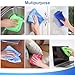 ovwo 12Pcs Premium Microfiber Cleaning Cloth, Highly Absorbent Household Cleaning Supplies - for Kitchen Towels, Dish Cloths, Dust Rag