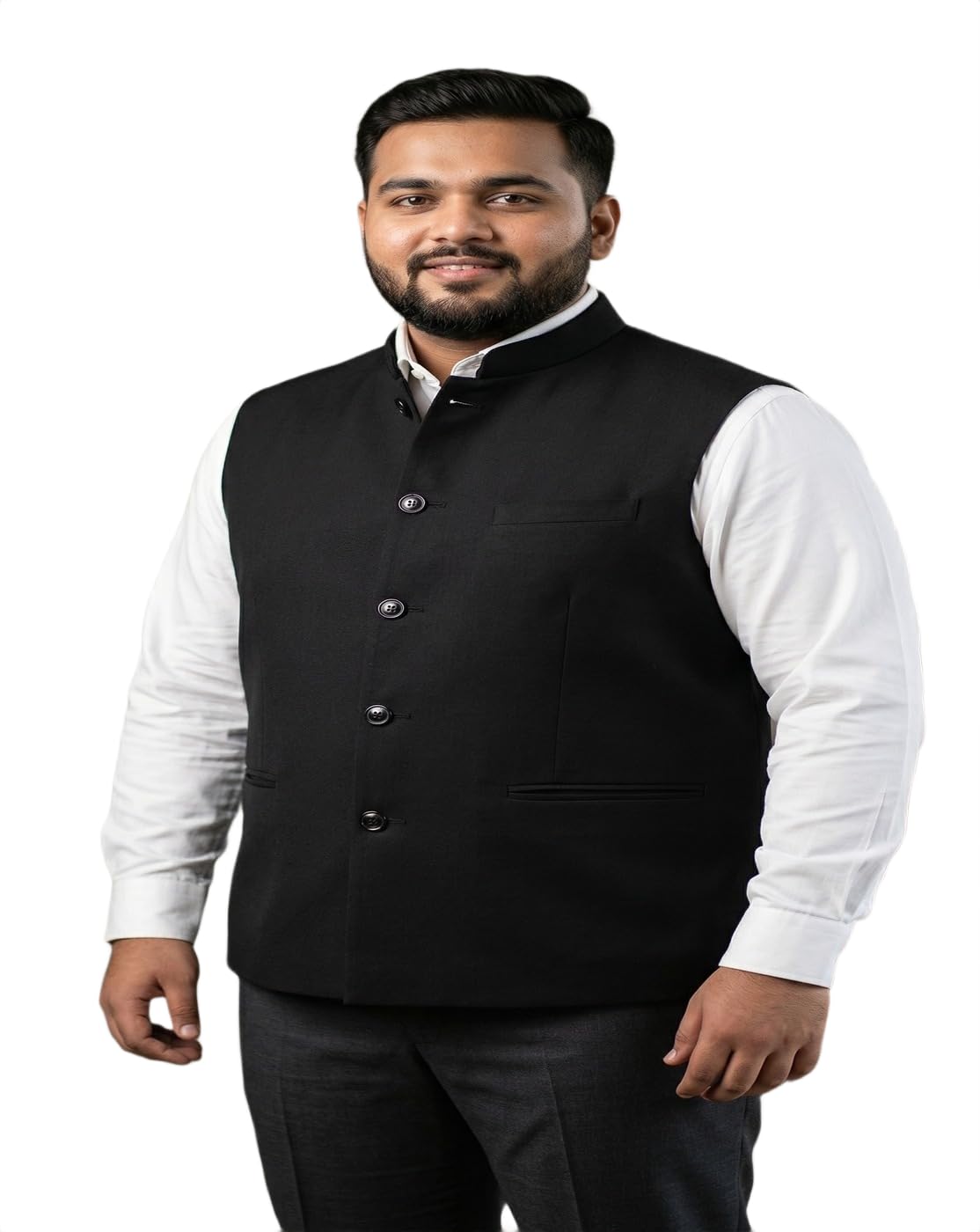 new-18 Nehru Jacket, Modi Koti for Men, Cotton Waistcoat for All Occasion: Diwali, Wedding, Ethnic, Office Party, Formal and casual Look 1-picture-24