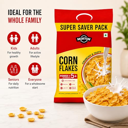 Image of Birla Morton Corn Flakes 500 Gm Pack of 2