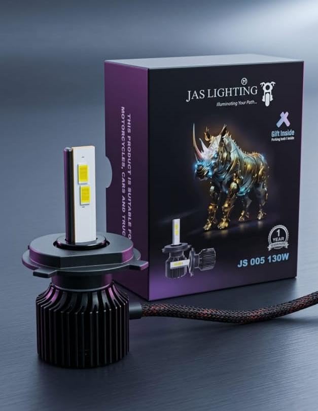 Image of Super Bright LED Headlight Bulb 130Watt | High & Low | Dual Beam With Cooling Fan | Universal for Car (1)
