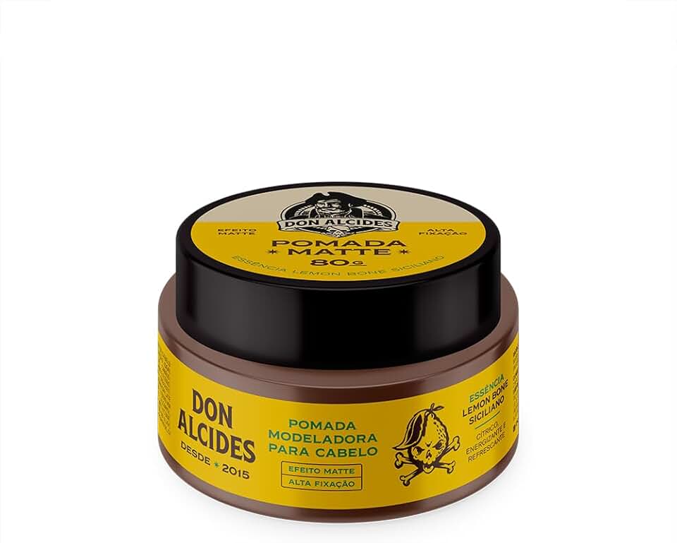Pomada Cabelo Efeito Matte - Lemon Bone - Don Alcides