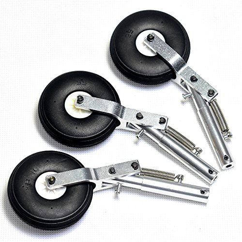3 szt. 130 mm aluminiowa amortyzator sprężynowy 4,0 mm nagrywanie z oponą PU