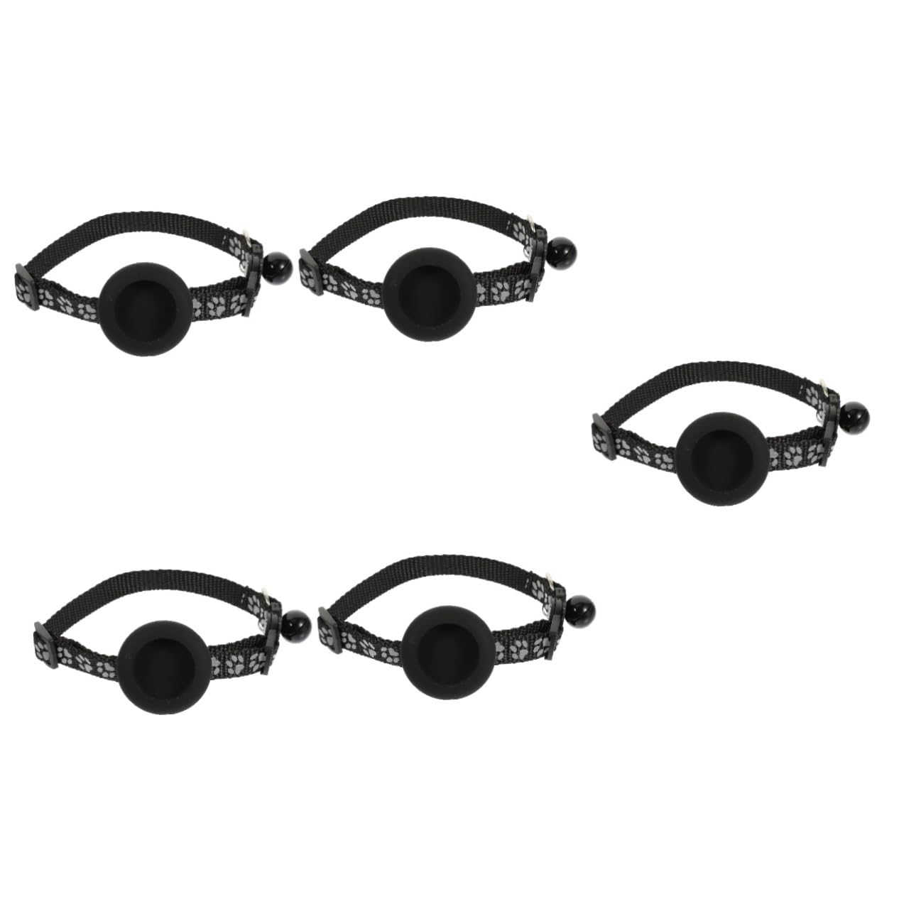 Collier de chat réglable YARNOW avec clochette de chiot et étiquette d'air anti-perte animaux