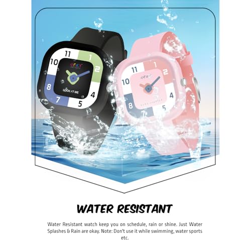 Image of SPIKY Analog Watch for Kids | Water Resistant, Scratch Proof & Lightweight | Durable Silicone Strap | Unisex Best Birthday Gift | Analogue Wrist Watches for Girls & Boys | Age 2-14 yrs