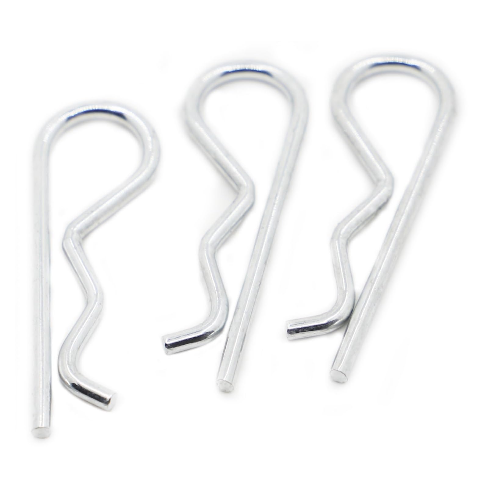 Perno a molla con apertura a R, Clip di fissaggio for coppiglia tipo R con molla in acciaio al(M3x60 5pcs)
