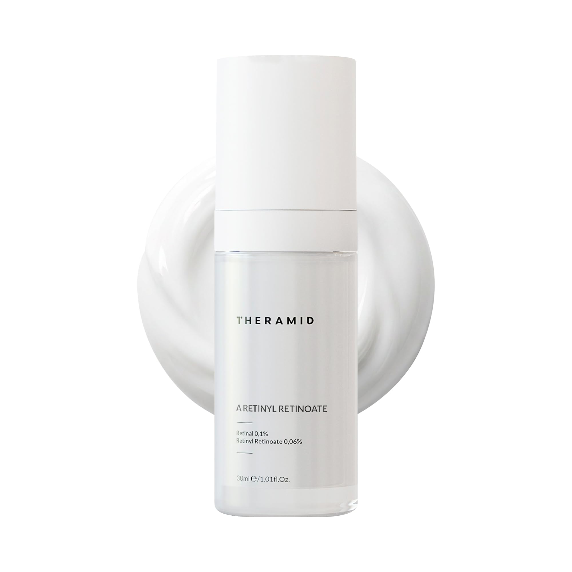 Theramid A Retinyl Retinoate Trattamento antietà 30 ml – Retinil retinoato + retinal incapsulato, vitamina A a tripla azione, riduce le rughe, rassoda e rigenera la pelle
