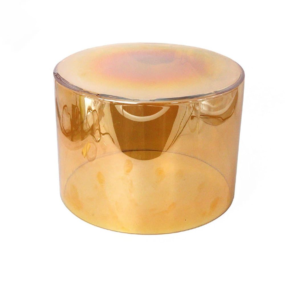Alchemy 8 Zoll Orange Kristallschale Klangschale Geschenk für Yoga Meditation und Klangheilung mit Gratis Acryl Schlagzeug und O-Ring (G Note)