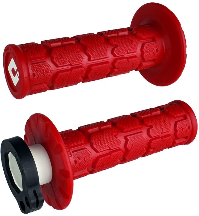 MotoMXHouse ODI Rogue Off-Road Motorcycle Lock-On Grips - Red