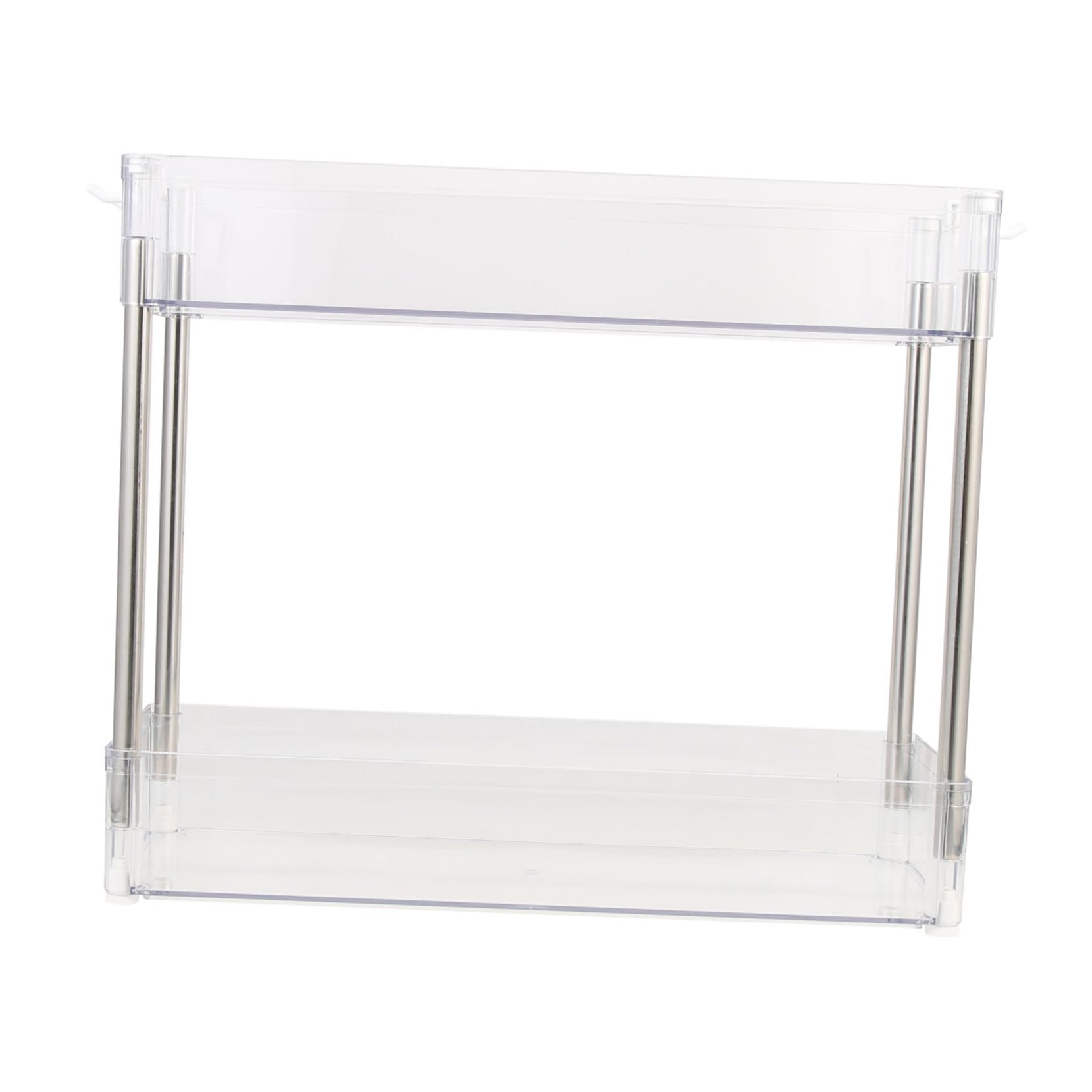 Alipis Double Layer Storage Rack Desktop Organizer for Bathroom Saving Stand for Makeups Perfumes Skincare Products Easy Access