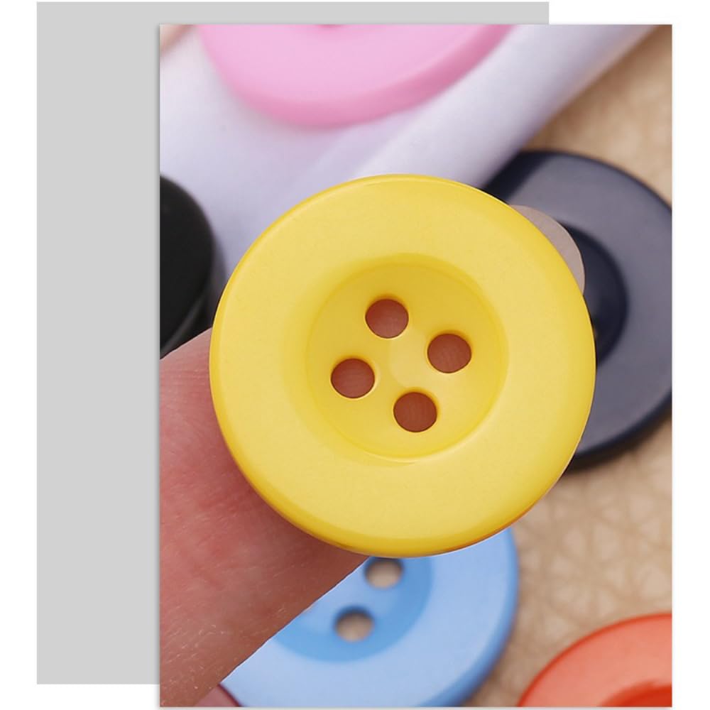 Bottoni In Metallo Dorato Per Vestito Con 4 Fori Rotondi Da Cucire Sul Retro, Confezione Da 10, Gold, 11 Mm