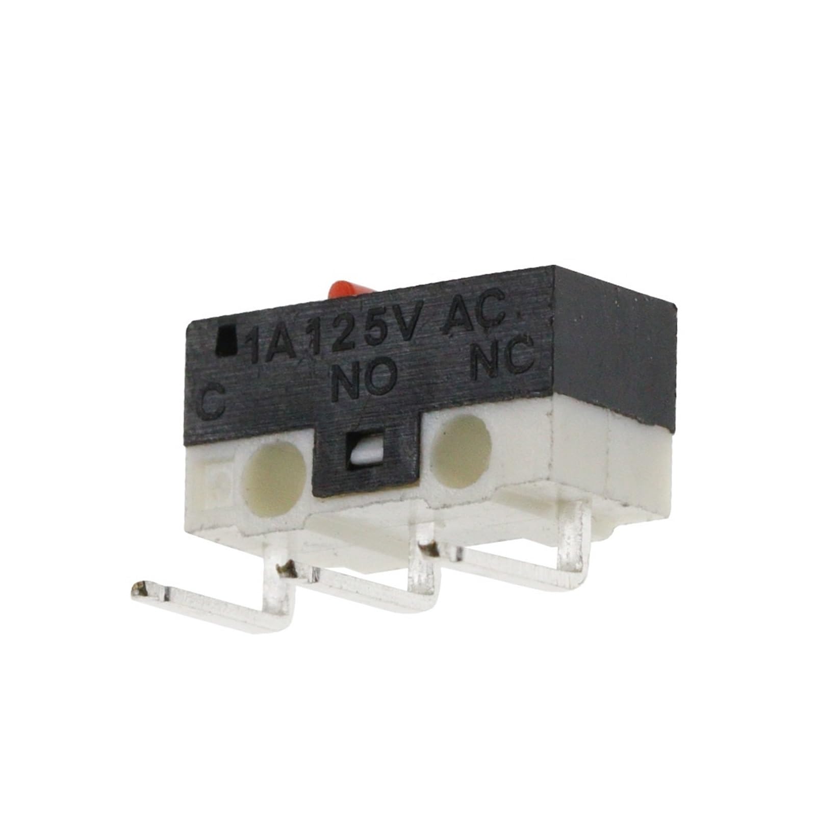10er-Pack Miniatur-Endschalter 1A 125V AC – Rollehebel, 3 Pins, 12x6x6mm – Für Maus & Co.