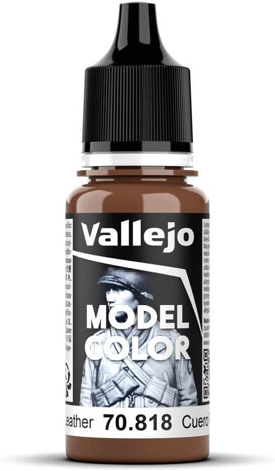 Vallejo Model Color 17 ml Acrylic Paint - Red Leather