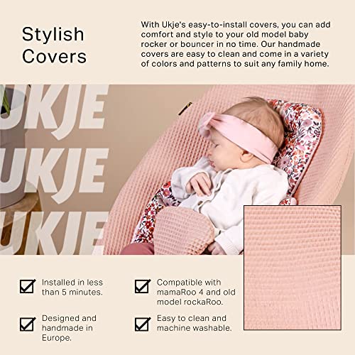 UKJE Schützender Baby-Wippenbezug - Kompatibel mit altem Modell vor 2022 MamaRoo 4 - Baby-Schaukelbezug - Säuglingswippenbezug - Neugeborenen-Schaukelschutz (Pink) – Bild 3