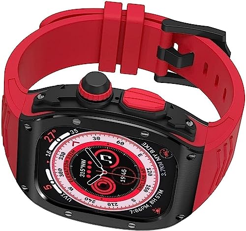 Accessoires de montre iWatch avec boîtier de protection et bracelet silicone