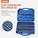 VEVOR 52PCS Custom Bushing Bearing & Seal Driver Set, Transmission Wheel Axle Bearing Race, Seal Driver Installer Remover, 18-65mm & 74mm Metric Discs Bush Removal Puller Bearing Press Tool Kit
