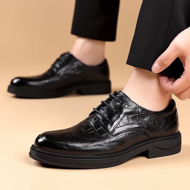 Men's Dress Shoes Classic Wedding Mens Fashion Sneakers Formal Classic Business Oxford Tuxedo Shoes for Men3