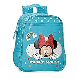 mochila infantil minnie mouse Asa superior para colgarla de la percha cuando llegue a clase.