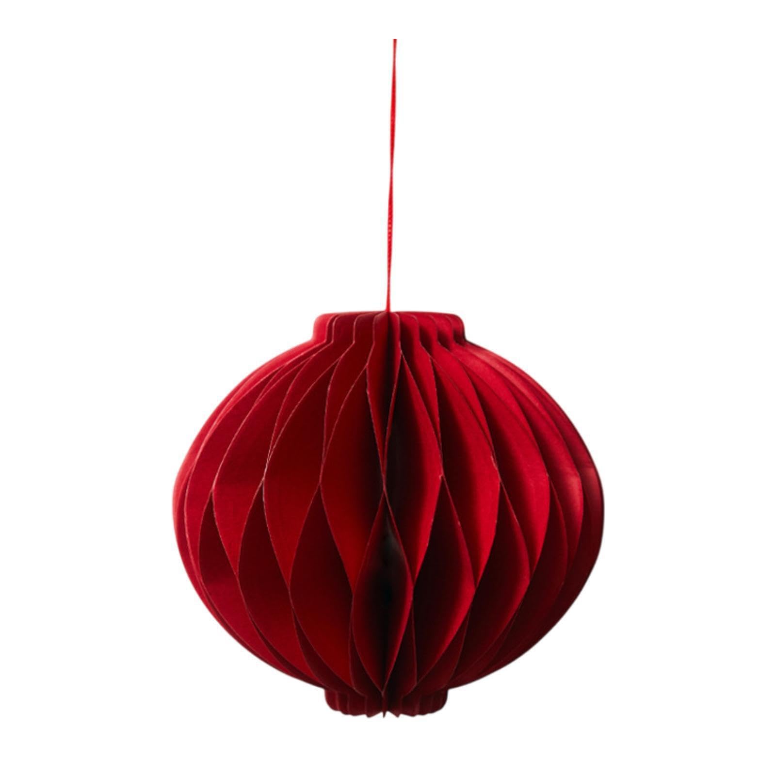CYDZSRA Red Paper Lantern Is For Enhancing Festive Atmosphere Of New Year Celebratory Red Paper Lantern Decorative Piece For Indoor Gatherings During Chinese, Type B