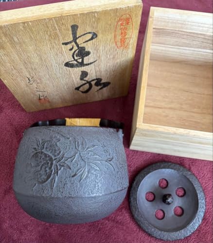 【一式揃】時代茶道具 銅製湯沸・建水／蒔絵木箱付｜実用可｜茶道具 古美術 一式揃】時代茶道具 銅製湯沸・建水／蒔絵木箱付｜実用可｜茶道具 古