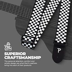 Perri’s Leathers Ltd – PKG Sangle de guitare en polyester – 3 médiators moyens 0,71 mm, 1 adaptateur acoustique en cuir… - Les Beatles, Paul McCartney, John Lennon, RIngo Starr, George Harrison Perri's Leathers Ltd - PKG Sangle de guitare en polyester - 3 médiators moyens 0,71 mm, 1 adaptateur acoustique en cuir… – Image 6