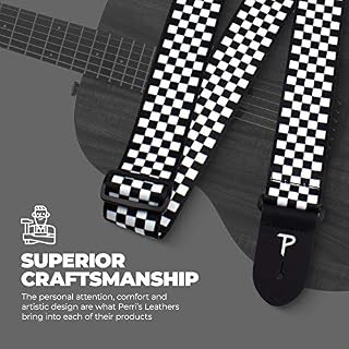 Perri’s Leathers Ltd – PKG Sangle de guitare en polyester – 3 médiators moyens 0,71 mm, 1 adaptateur acoustique en cuir… - Les Beatles, Paul McCartney, John Lennon, RIngo Starr, George Harrison Perri's Leathers Ltd - PKG Sangle de guitare en polyester - 3 médiators moyens 0,71 mm, 1 adaptateur acoustique en cuir… – Image 6
