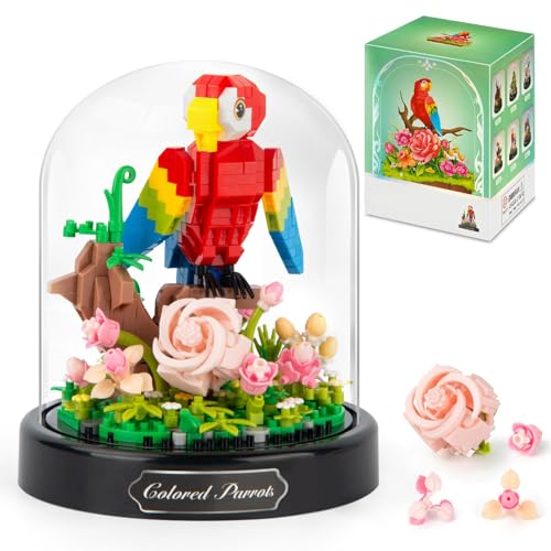 HIGH GODO Klemmbausteine Set, Ideen Deko Modell Geschenke für Erwachsene (Bausteine-3N)