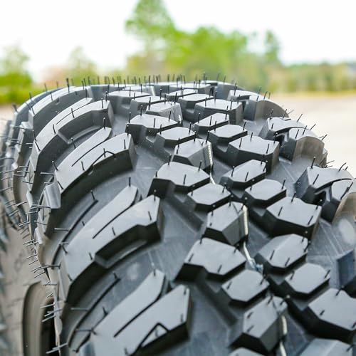 Image of Set of 4 (FOUR) Forerunner Aurora A /T ATV UTV All-Terrain Off-Road Radial Tires-30x10.00R14 30x10R14 30x10x14 79J Load Range 8 Ply BSW Black Side Wall