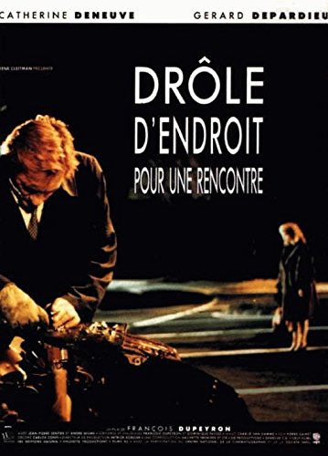 Poster Drôle D'Endroit Pour Une Rencontre 116X158 cm de collection cinéma plié