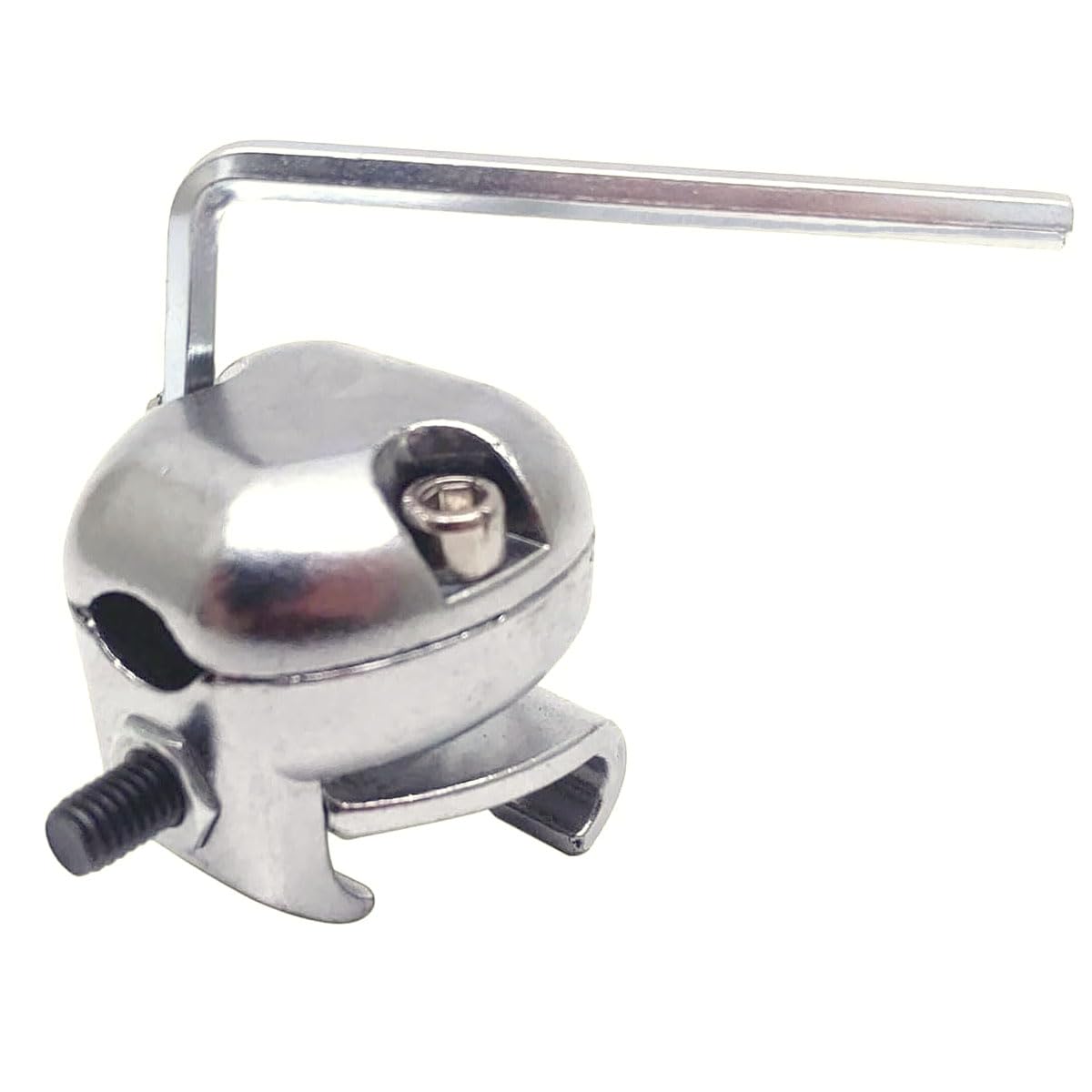 Cymbal Hi-Hat Tamburin Percussion Zubehör Mount Arm Montage L-Rod mit Bass Drum Hoop Clamp für Snare Drum Effekt