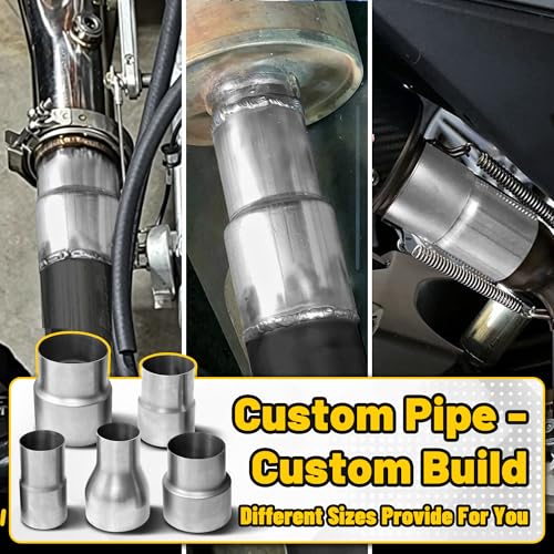 Image of 2.5 inch ID to 2.5 inch ID Exhaust Adapter Connector, 4 inch Overall Length