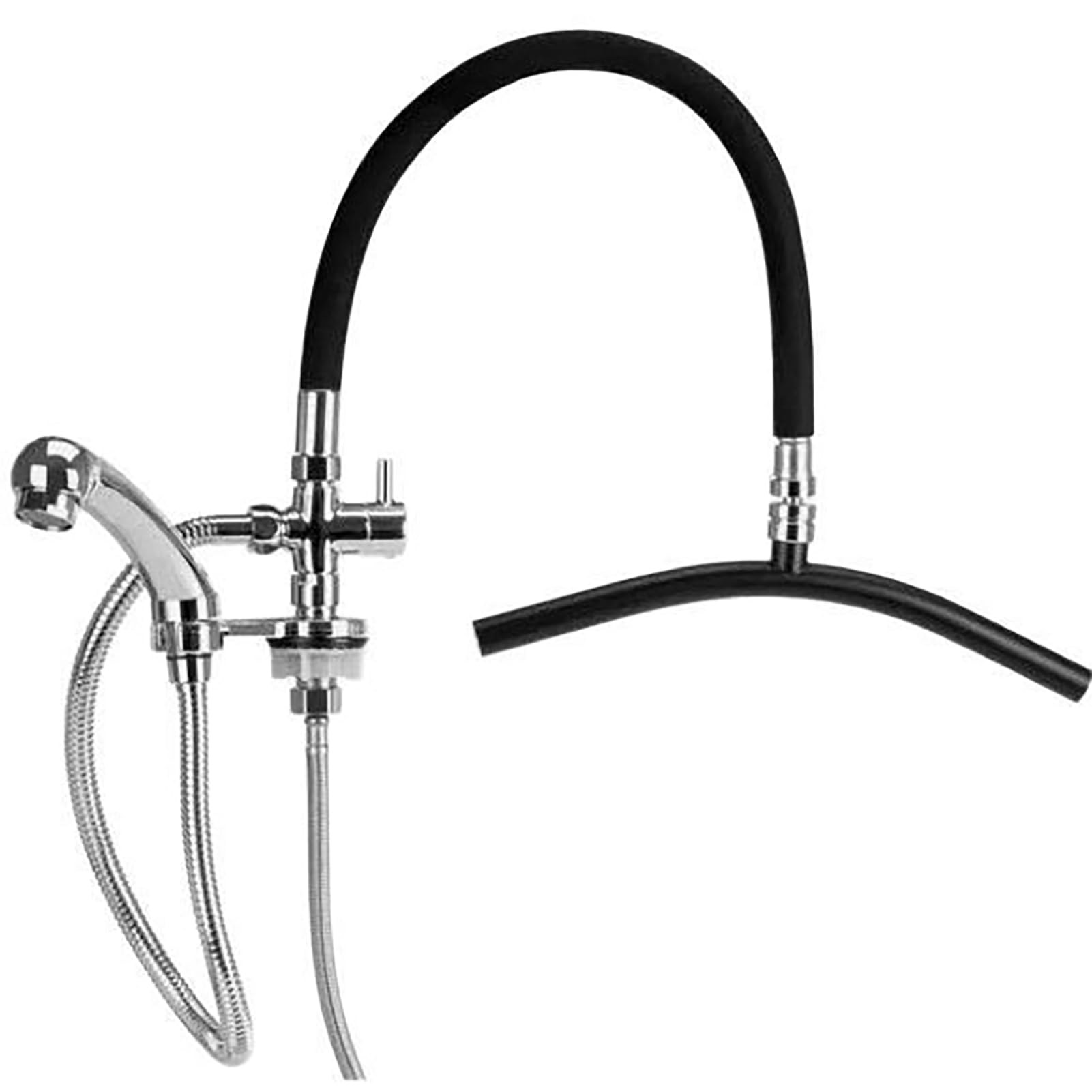 Réglable Robinet De Cascade Pour Bol De Shampooing Salon, Pomme De Douche Massage Cheveux Thérapie Spa Cuir Chevelu Soins Capillaires