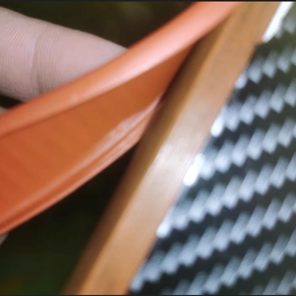 Protector de Borde de Chapa Flexible para Muebles, Banda de Borde en Forma de U, Moldura de Borde Autoadhesiva, Protectores de Borde para Bricolaje./Brown/5M*32Mm