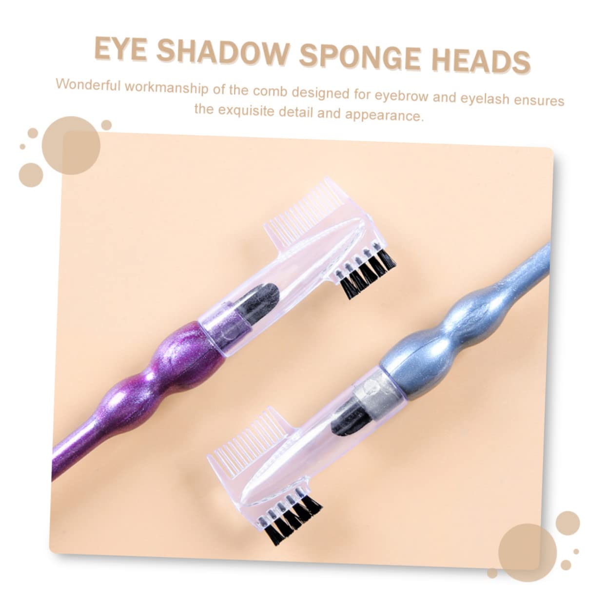 minkissy 9pcs Double-headed Eyebrow Brush Set Makeup Tools for Women Eyelash Comb Professional Eyebrow Makeup Brush for Daily Use