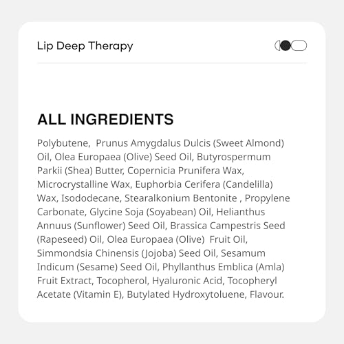 Image of Cureskin Lip Deep Therapy Lip Mask | Moisturizing Lip Treatment with Vitamin C + Shea Butter for Soft Hydrated Lips | Overnight Repair | Lip Balm For Dry Chapped Lips | Lasting Hydration, 10 g (Pack of 1)