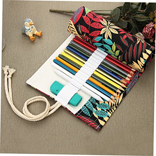 Image of STOBOK 72 Slots Pencil Wrap Pencil Rolls Pencil Organizer Pencil Storage Wrap Pencil Case Roll up Pencil Bag Holder Motivation to Organize Pencils Pen Wrap Pencil Wrap Case High Capacity Packing Box
