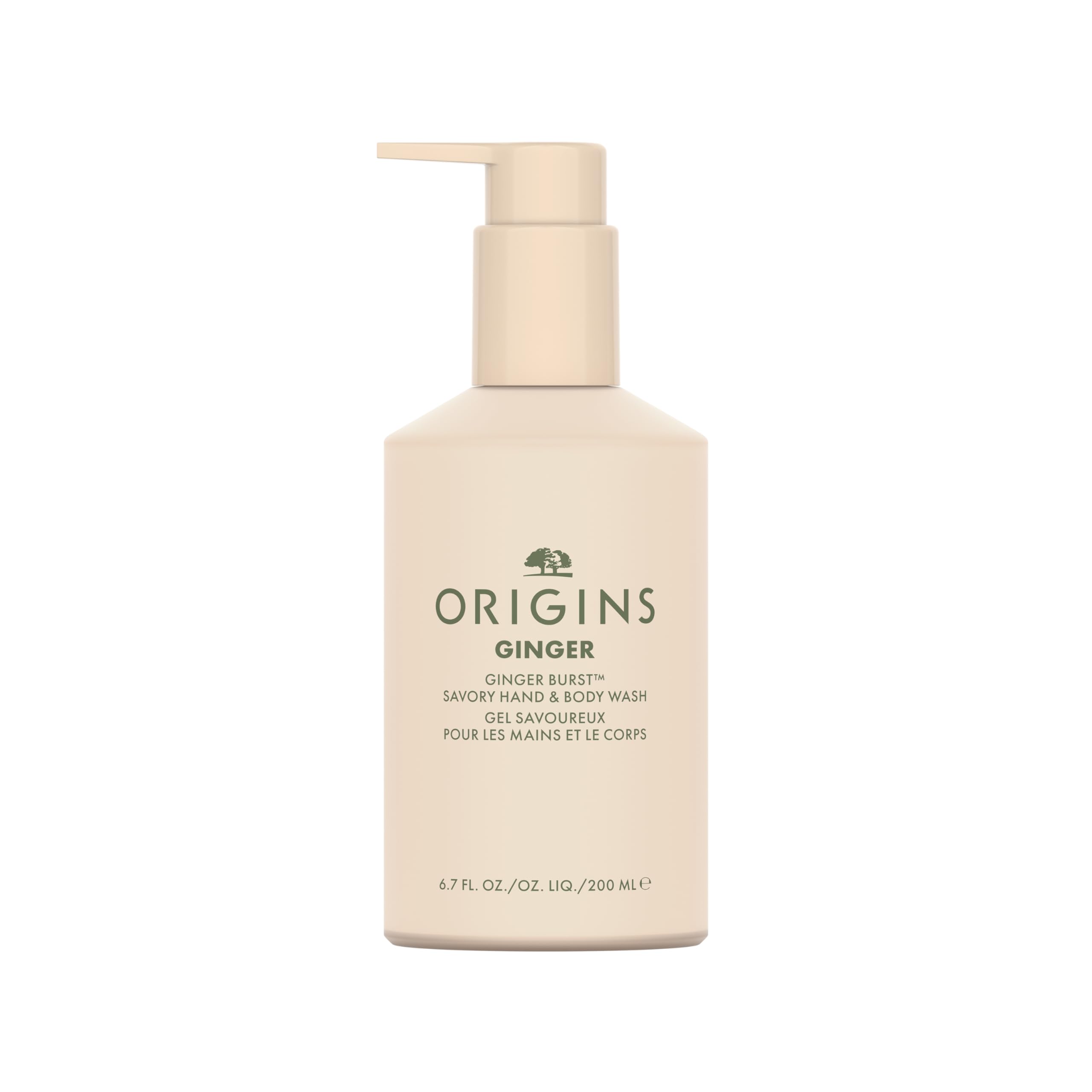 Origins Ginger Burst Savory Hand & Body Wash | Lathers & Cleanses | With Ginger, 6.7 Fl Oz
