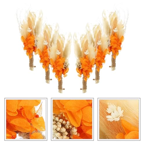 Mini ramo de flores secas decorativo natural miniatura 6