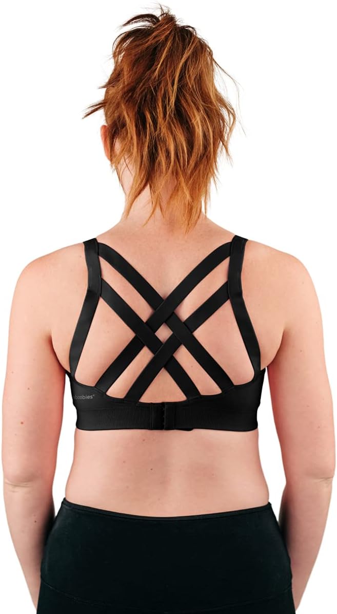 bamboobies Women's Nursing Bra, Maternity Clothing for Breastfeeding, Super Strappy