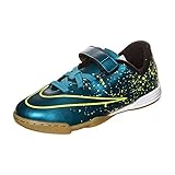  Nike Unisex-Kinder Mercurial Vortex Ii (V) Ic Fußballschuhe,Azul/Verde (Squadron Blue/Sqdrn Bl-Blk-VLT) 30 EU