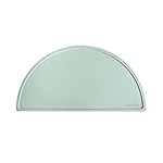 mushie Silicone Placemat for Kids | BPA-Free Non-Slip Design (Cambridge Blue)