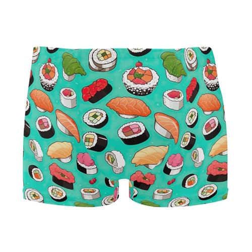 Sushi Food Mens Swim Trunk Swimwear Bathing Suit Swim Brief Square Leg Board Short S B0403770