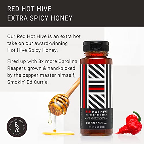 Red Hot Hive Miel Picante Extra 12 oz miniatura 2