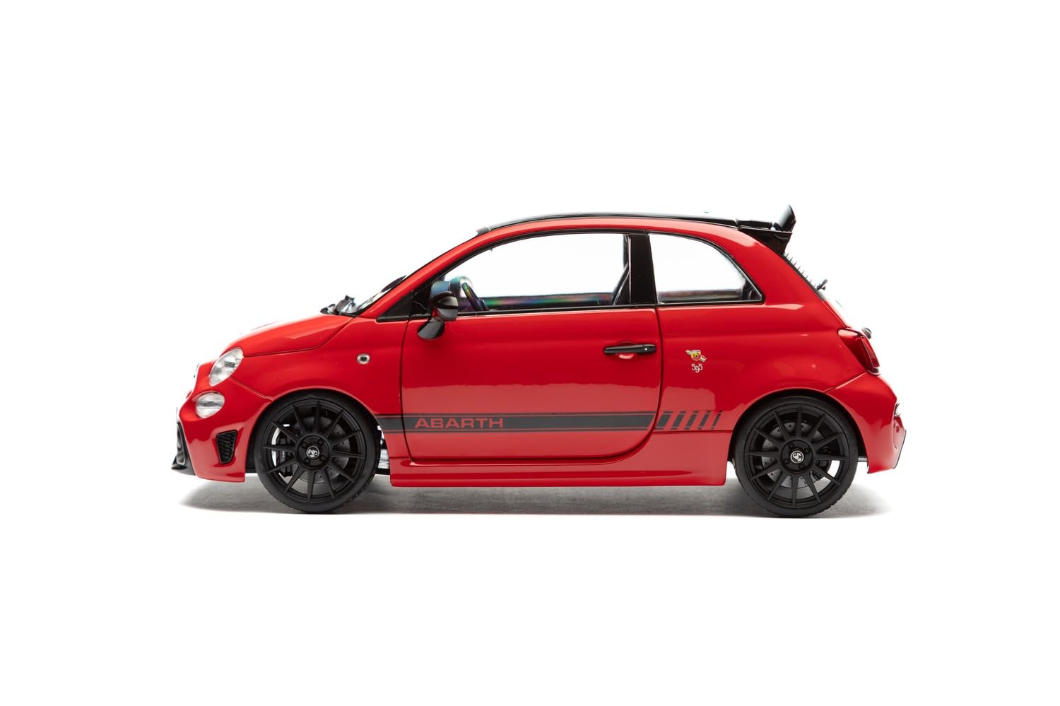 Solido FIAT F595 Abarth Modellauto 1:18 Kleinwagen Rot