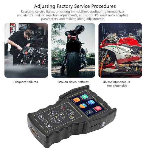 Escáner de Motocicleta, para Lector de Código de Falla OBD Multifunción de Alto Rendimiento M100 Pro