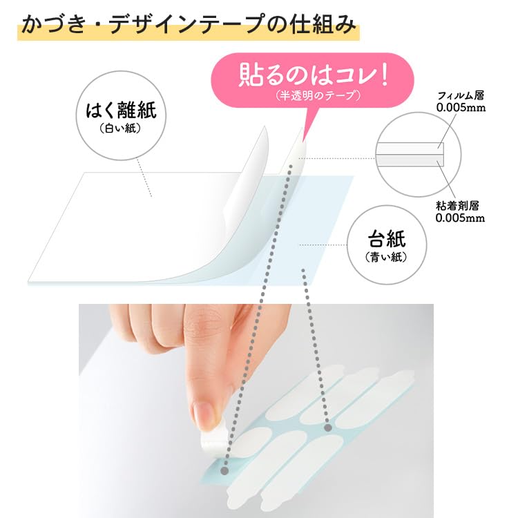 Amazon.co.jp: かづきれいこ かづき・デザインテープ（シートタイプ