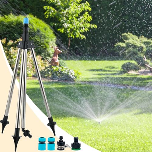 Outil d'arrosage télescopique de jardin rotatif pour grande surface - 7