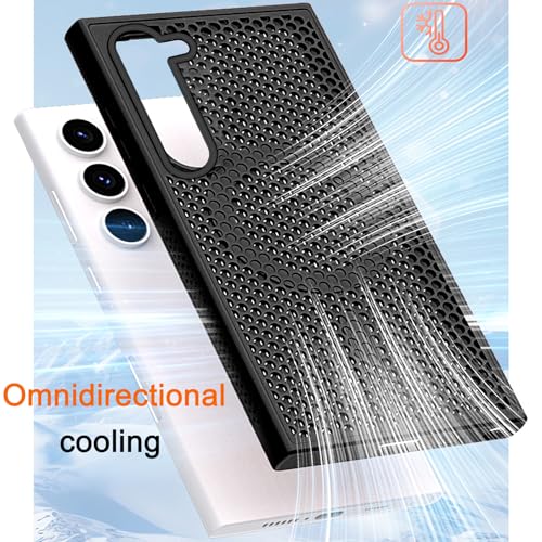 CCSmall Heat Dissipation Case for Samsung Galaxy S22 Magnetic Ring SR Black by CCSmall - Used condition - Image 3