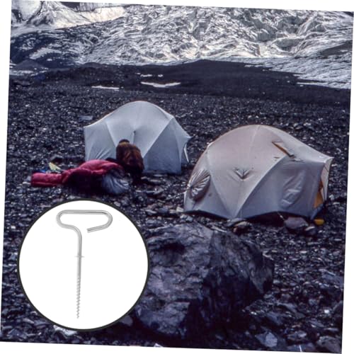 Piquetas de camping para evitar que el viento levante toldos y tiendas de campaña 7