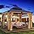 HOMPUS 10x12 FT Hardtop Wood Gazebo, Cedar Wood Frame Gazebo with Double Metal Roof, Outdoor Gazebo with Netting & Curtains, Wooden Gazebos Pavilion for Backyard, Garden, Deck, Cedar