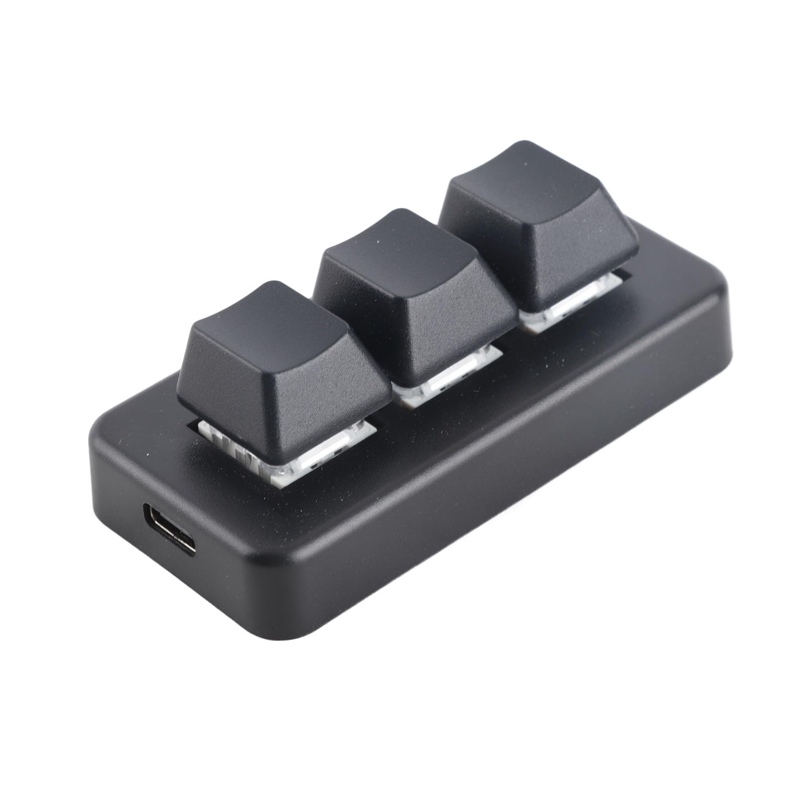Cocoarm Tastiera Macro a 3 Tasti, Mini Tastiera Meccanica di Programmazione | Modalità Tripla USB e Bluetooth, Batteria da 140 MAh, Materiale ABS, per /Mac//